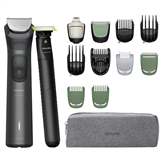 Philips All-in-One Trimmer 9000 Series, Wet & Dry, 15 в 1, серый - Мультитриммер  + OneBlade