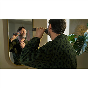 Philips All-in-One Trimmer 9000 Series, Wet & Dry, 15-in-1, grey - Trimmer set + OneBlade