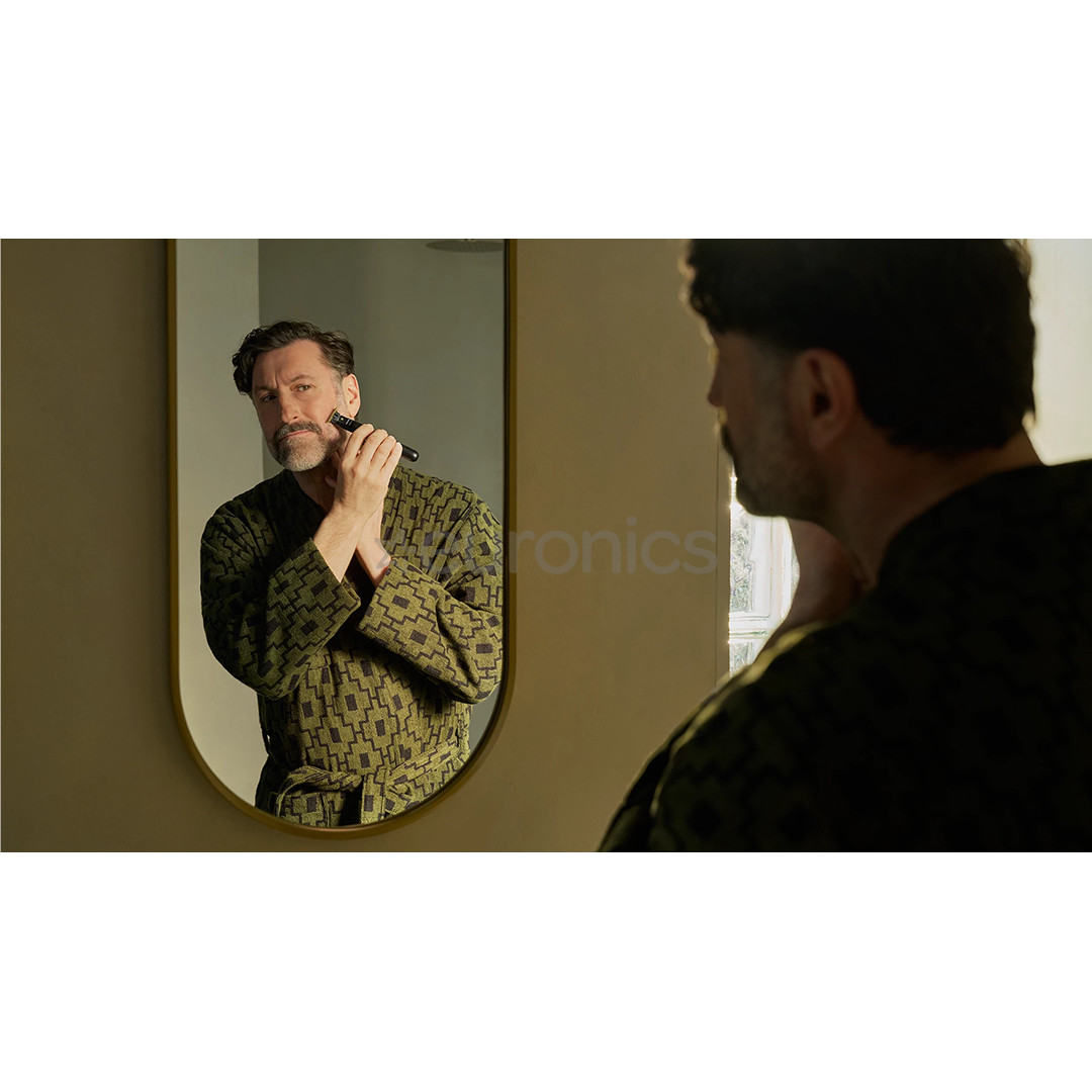 Philips All-in-One Trimmer 9000 Series, Wet & Dry, 15-in-1, grey - Trimmer set + OneBlade