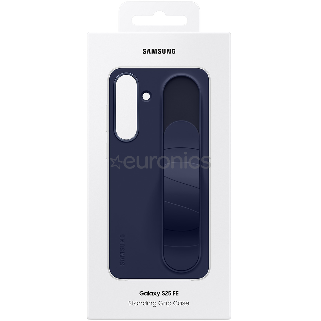 Samsung Standing Grip Case, Galaxy S25 FE, tumesinine - Ümbris