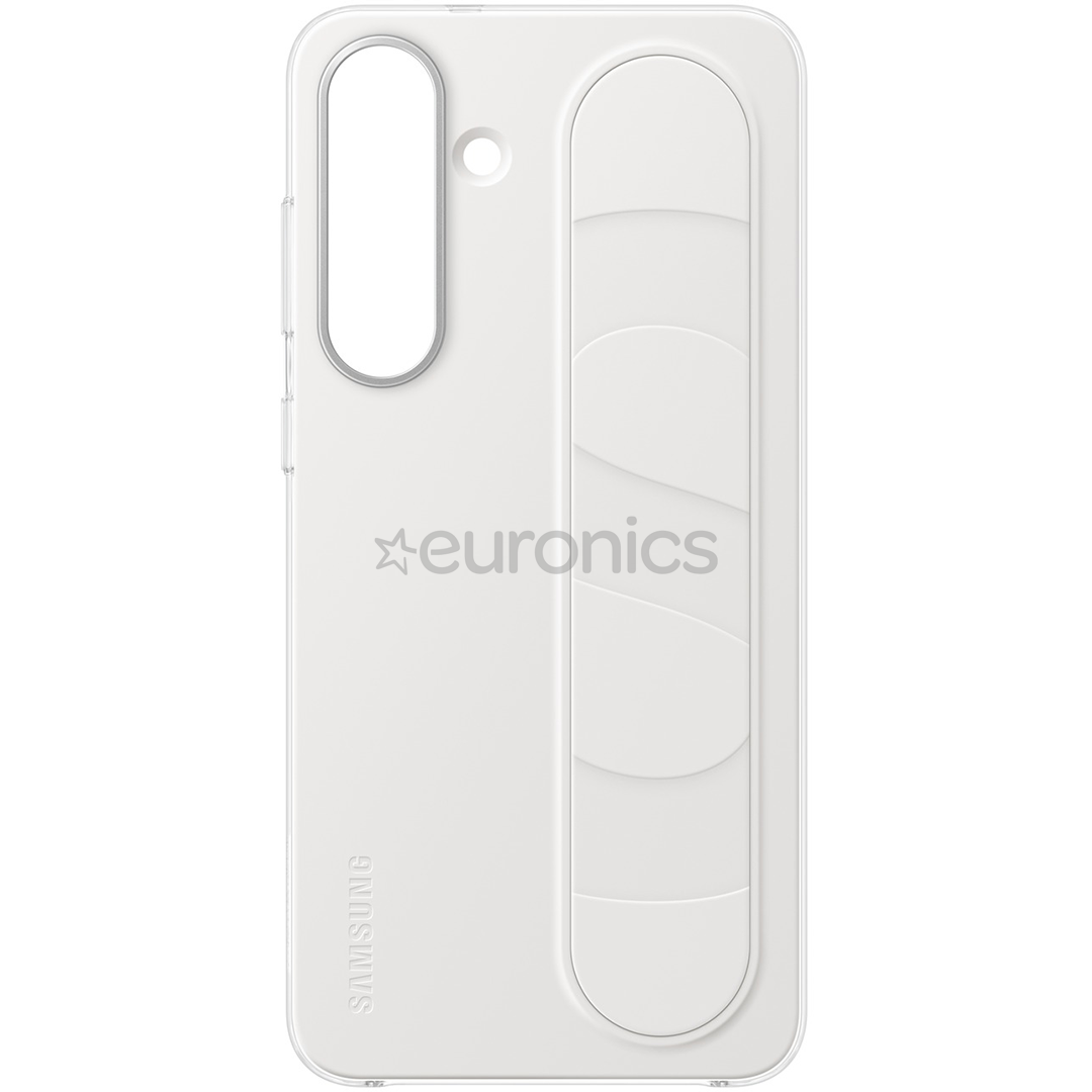 Samsung Standing Grip Case, Galaxy S25 FE, valge - Ümbris