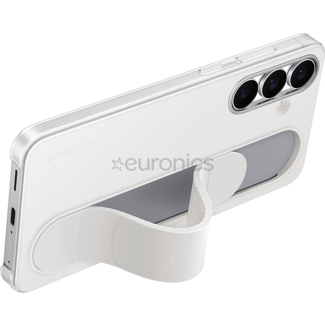 Samsung Standing Grip Case, Galaxy S25 FE, valge - Ümbris