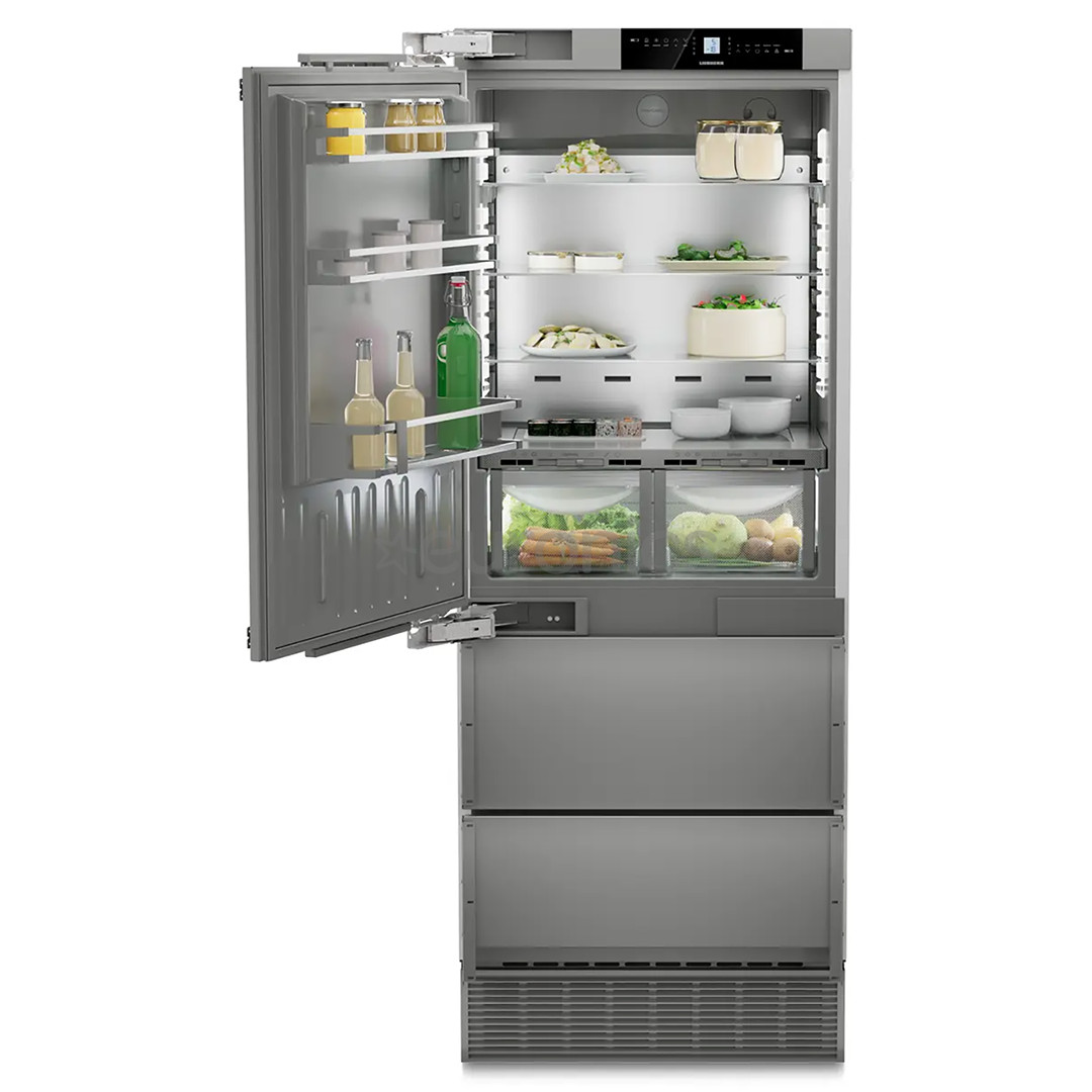 Liebherr BioFresh NoFrost, 402 L, height 203 cm - Built-in refrigerator