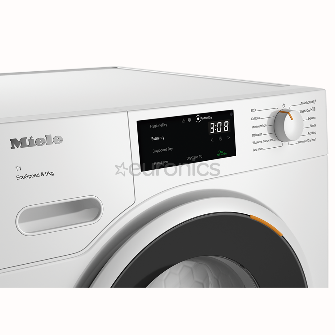 Miele T1 EcoSpeed, 9 kg, sügavus 64.3 cm - Pesukuivati