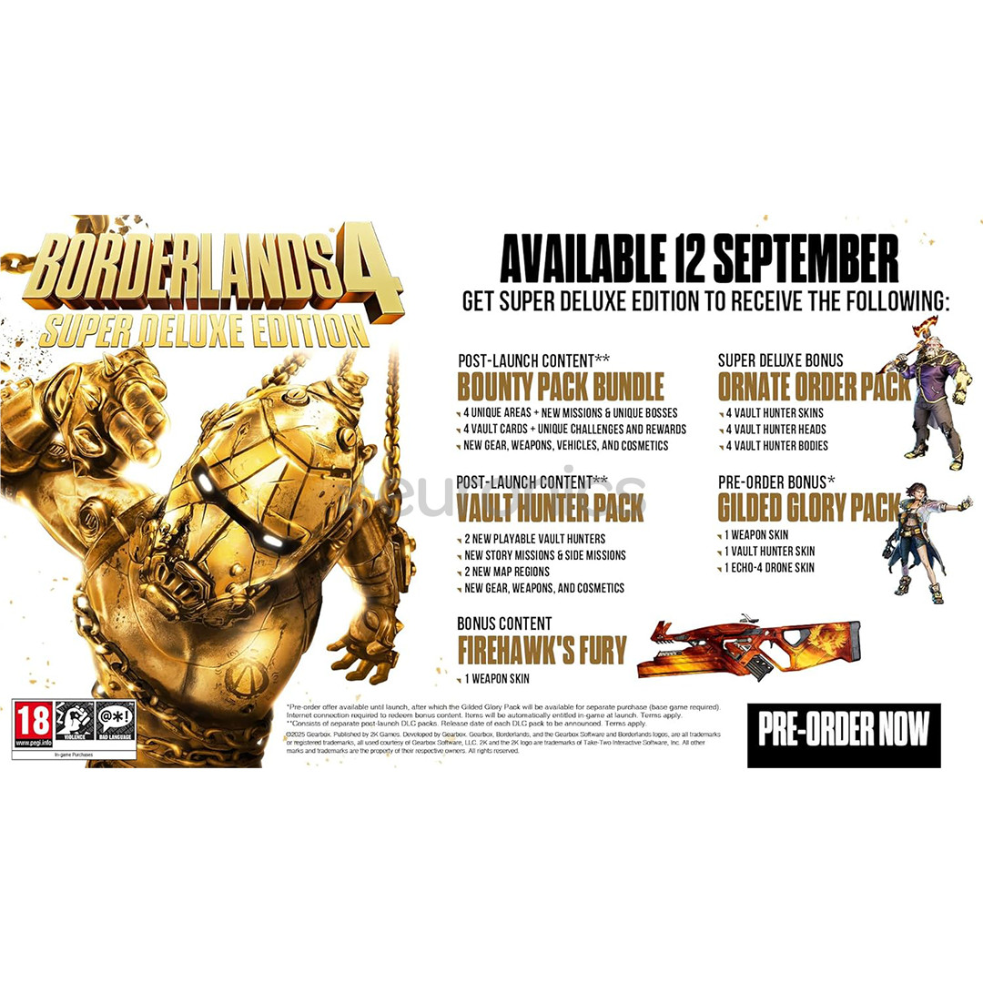 Borderlands 4 Super Deluxe Edition, Xbox Series X - Mäng