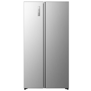 Hisense, NoFrost, 527 L, kõrgus 179 cm, hall - SBS-külmik RS3P538NAIE