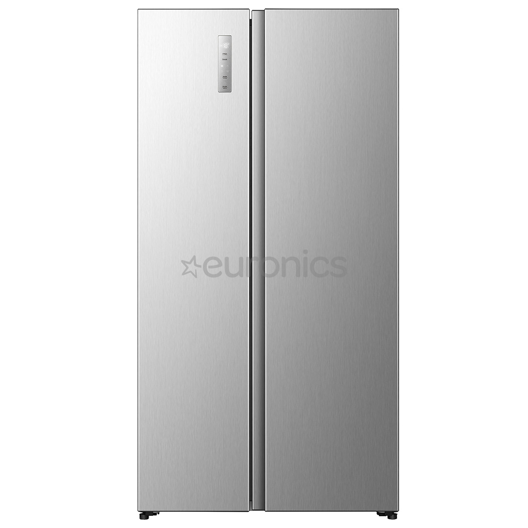 Hisense, NoFrost, 527 л, высота 179 см, серый - SBS-холодильник
