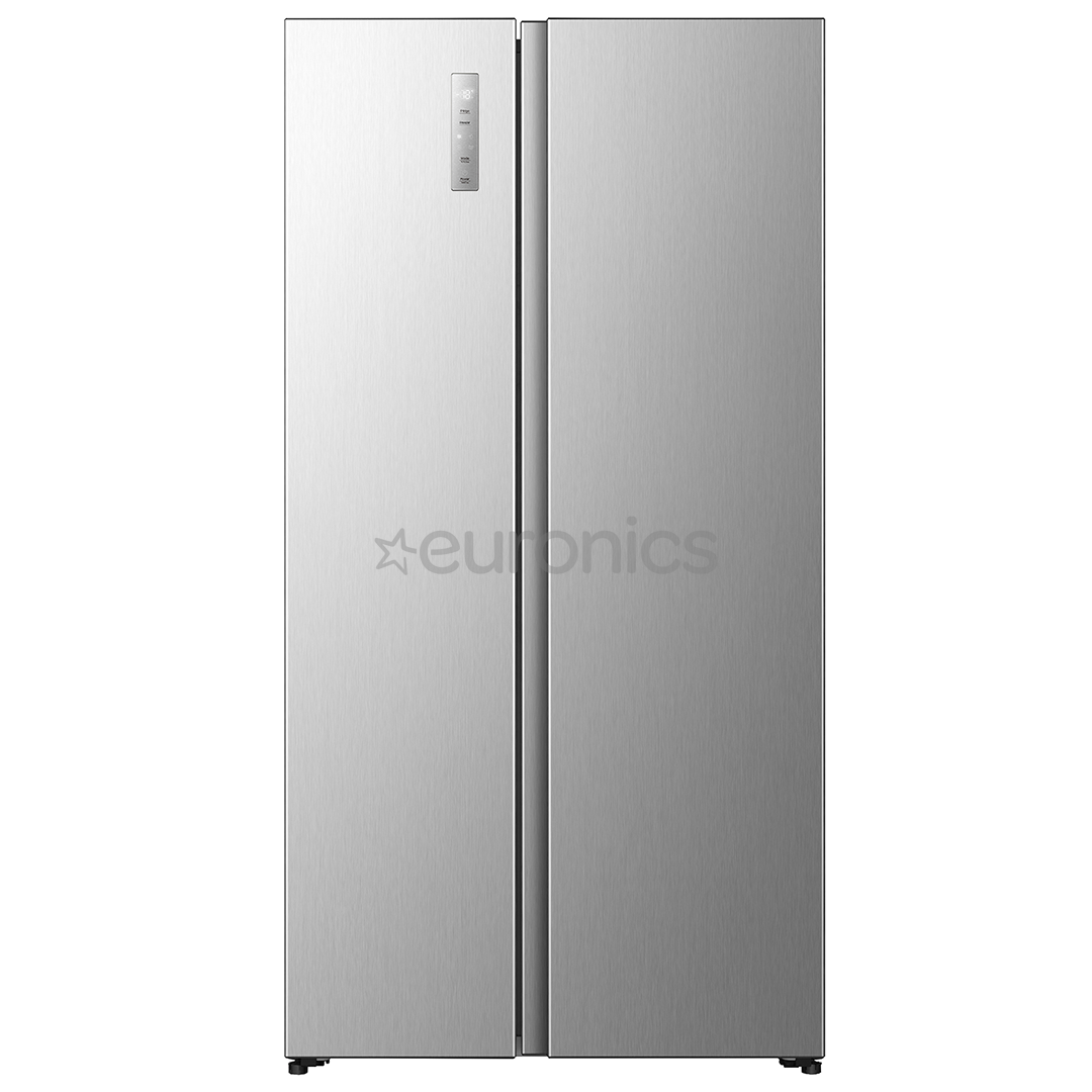 Hisense, NoFrost, 527 л, высота 179 см, серый - SBS-холодильник