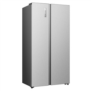 Hisense, NoFrost, 527 л, высота 179 см, серый - SBS-холодильник