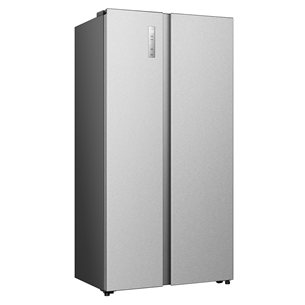 Hisense, NoFrost, 527 л, высота 179 см, серый - SBS-холодильник