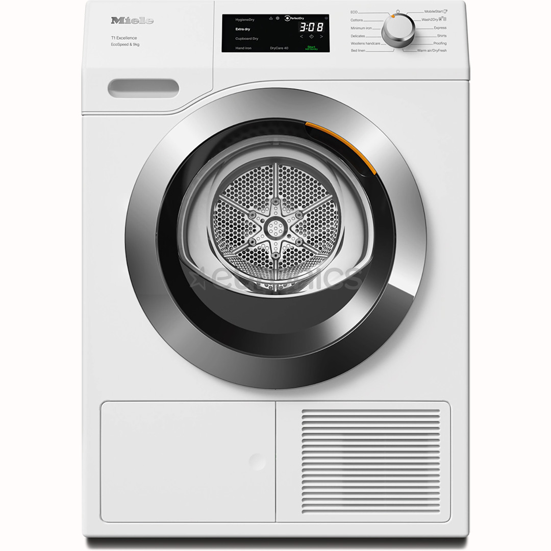 Miele T1 Excellence EcoSpeed, 9 kg, depth 60 cm - Clothes dryer