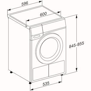 Miele T1 Excellence EcoSpeed, 9 kg, sügavus 60 cm - Pesukuivati