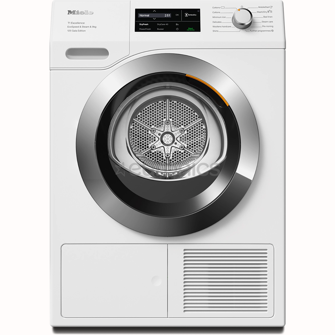 Miele T1 Excellence EcoSpeed & Steam 125 Gala Edition, 9 kg, sügavus 60 cm - Pesukuivati