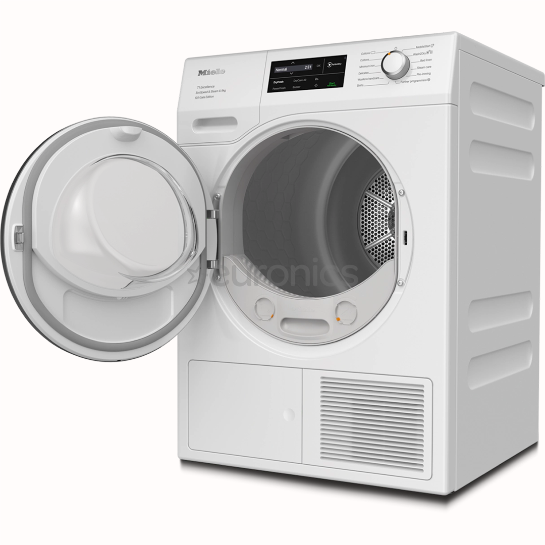 Miele T1 Excellence EcoSpeed & Steam 125 Gala Edition, 9 kg, sügavus 60 cm - Pesukuivati