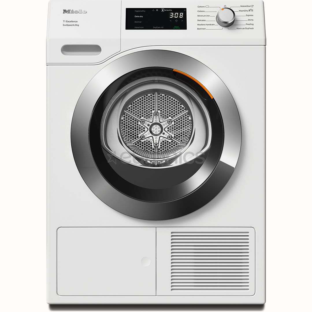 Miele T1 Excellence EcoSpeed, 8 kg, sügavus 60 cm - Pesukuivati
