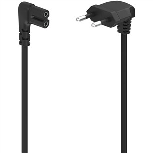 Hama Power Cord, 2-pin 90°, 3 м, черный - Кабель питания 00223284