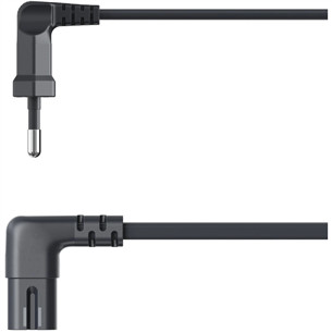 Hama Power Cord, 2-pin 90°, 3 м, черный - Кабель питания