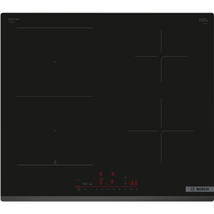 Bosch Seeria 6, laius 60 cm, raamita, must - Integreeritav induktsioonpliidiplaat PVS63KHC1Z