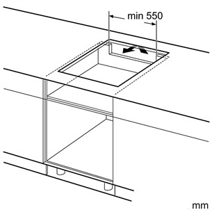 Bosch, Series 6, width 60 cm, frameless, black - Built-in induction hob