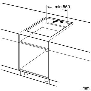 Bosch Seeria 6, laius 60 cm, raamita, must - Integreeritav induktsioonpliidiplaat