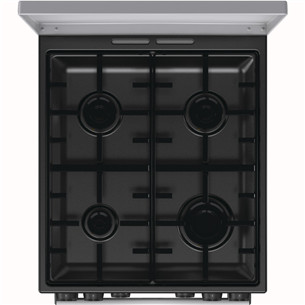 Gorenje, 70 L, width 50 cm, grey - Gas cooker with electric oven