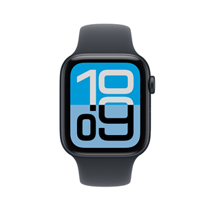 Apple Watch SE 3, 44 mm, GPS + Cellular, sport band, M/L, must alumiinium / must - Nutikell