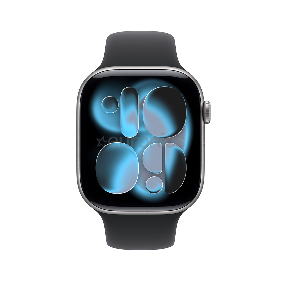 Apple Watch 11, 42 mm, GPS, S/M, tumehall - Nutikell