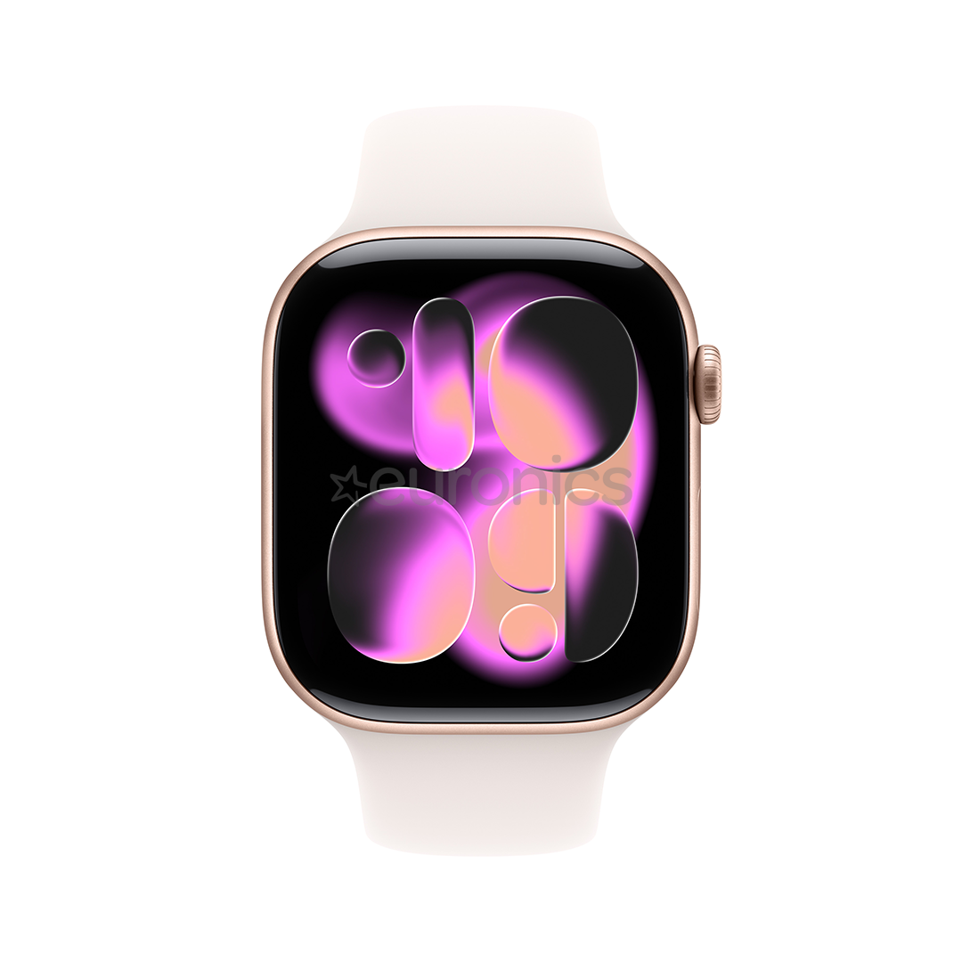 Apple Watch 11, 42 mm, GPS, S/M, roosa kuld - Nutikell