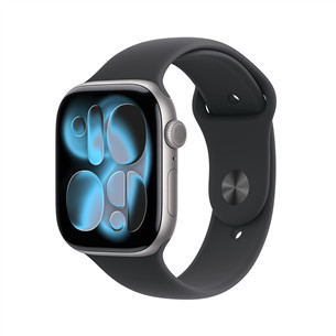 Apple Watch 11, 42 mm, GPS, M/L, tumehall - Nutikell MEQX4ET/A