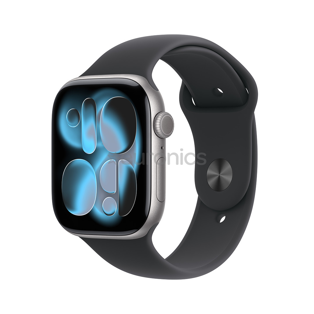 Apple Watch 11, 42 mm, GPS, M/L, tumehall - Nutikell