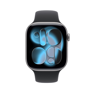 Apple Watch 11, 46 mm, GPS, M/L, tumehall - Nutikell