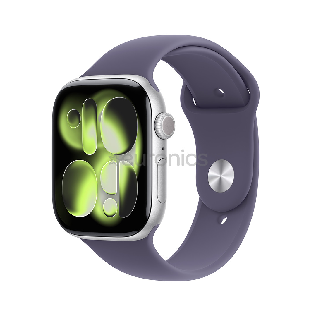 Apple Watch 11, 46 мм, GPS + Cellular, M/L, серебристый - Смарт-часы