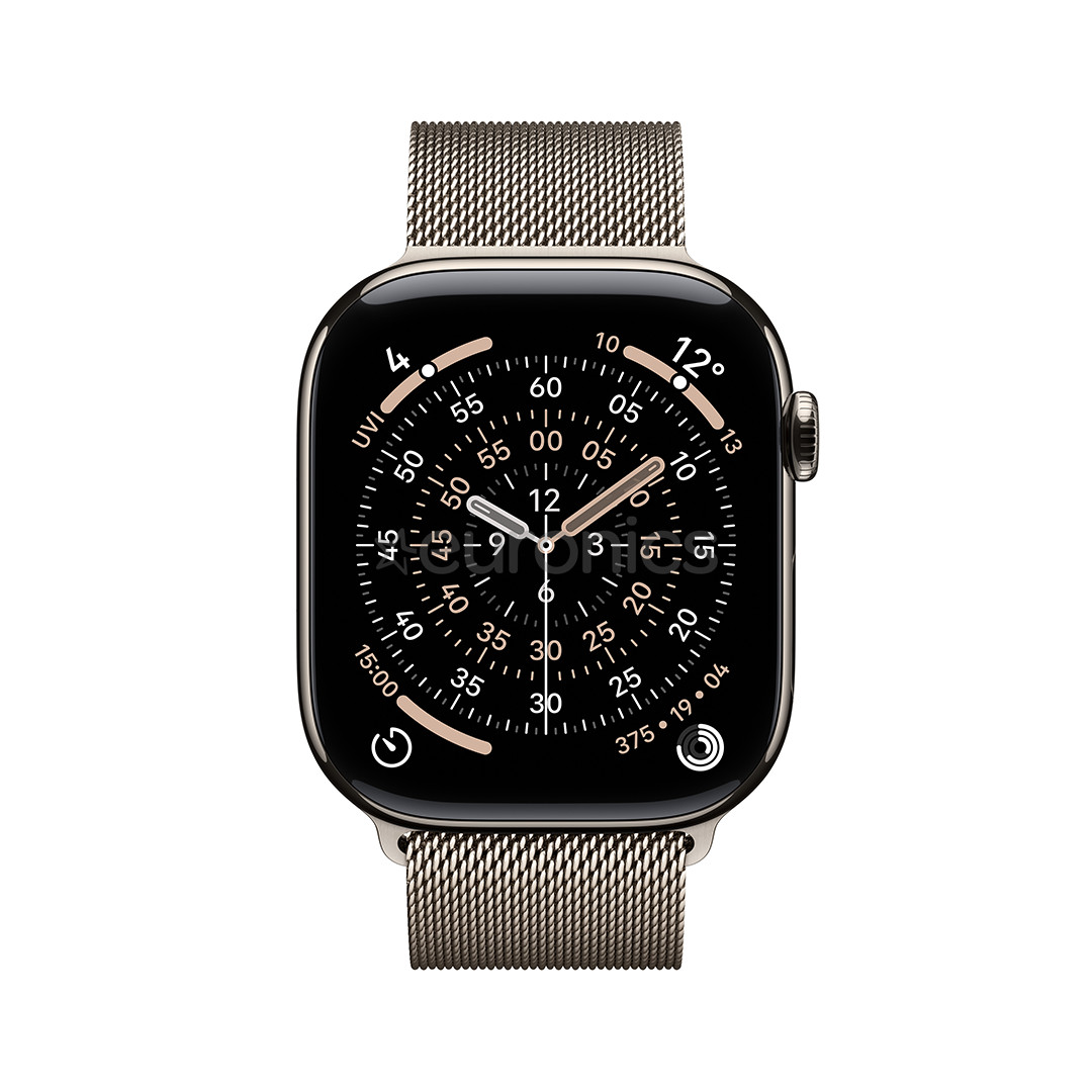 Apple Watch 11, 42 мм, GPS + Cellular, Milanese loop, титановый - Смарт-часы
