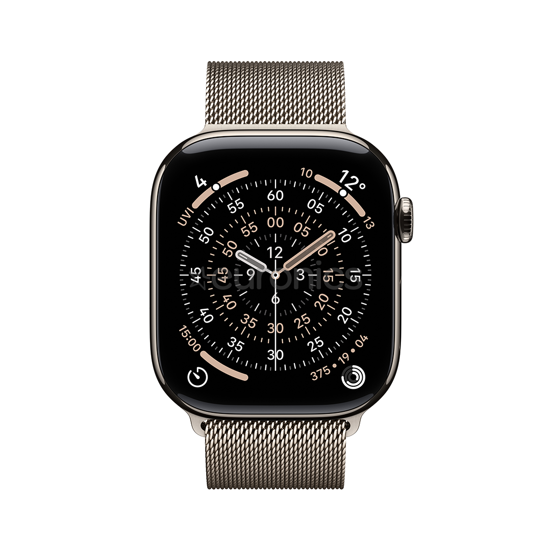 Apple Watch 11, 42 mm, GPS + Cellular, Milanese loop, titaan - Nutikell