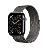 Apple Watch 11, 42 mm, GPS + Cellular, Milanese loop, titaan, must - Nutikell