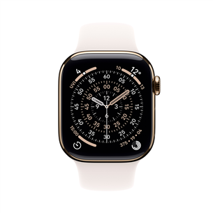 Apple Watch 11, 46 mm, GPS + Cellular, S/M, titaan, kuld - Nutikell