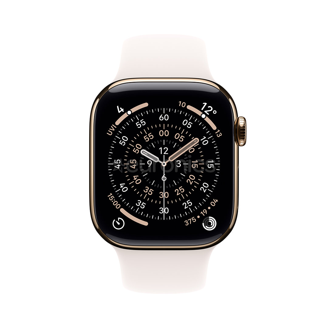Apple Watch 11, 46 mm, GPS + Cellular, S/M, titaan, kuld - Nutikell
