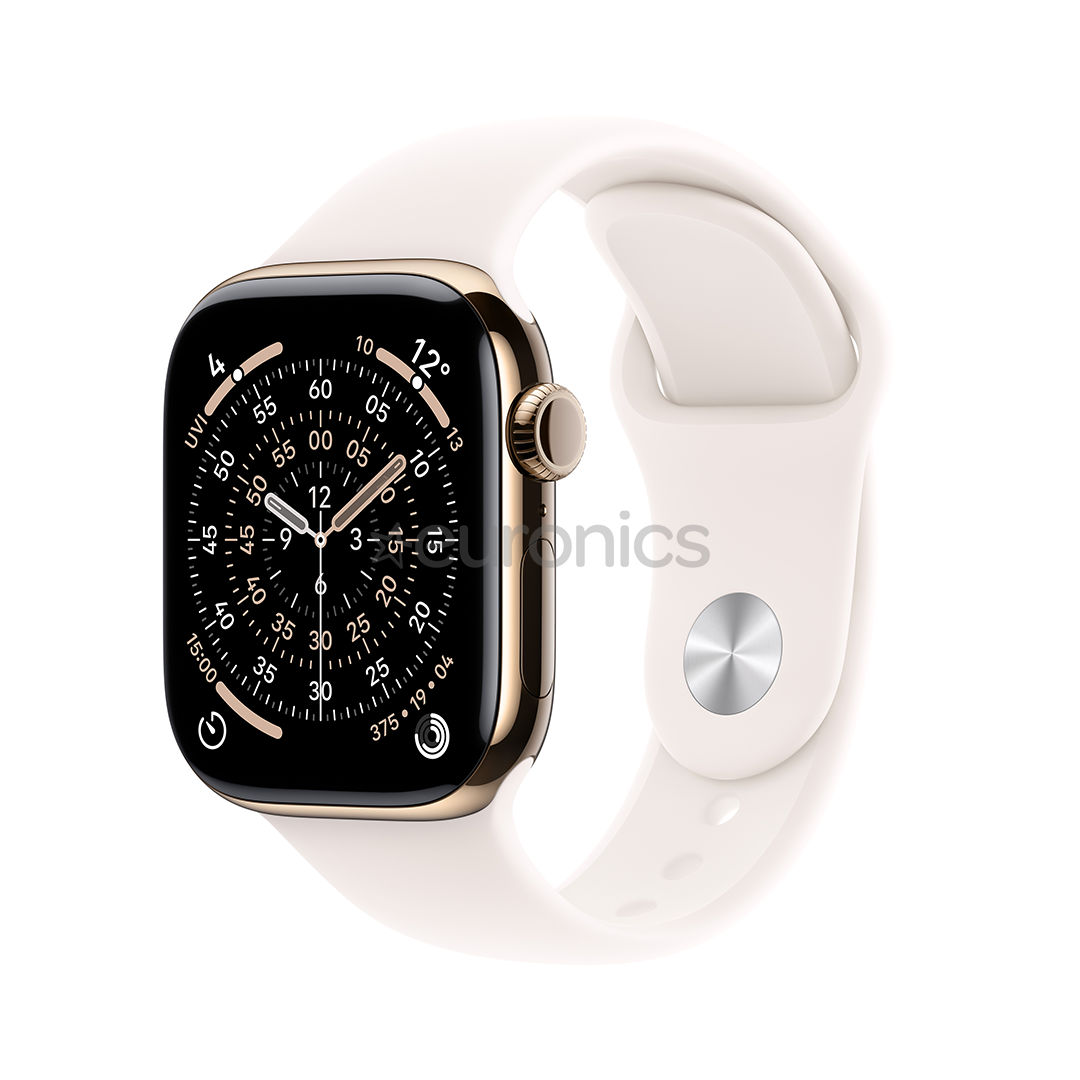 Apple Watch 11, 46 mm, GPS + Cellular, M/L, titaan, kuld - Nutikell