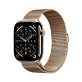 Apple Watch 11, 46 mm, GPS + Cellular, Milanese loop, S/M, titaan, kuld - Nutikell
