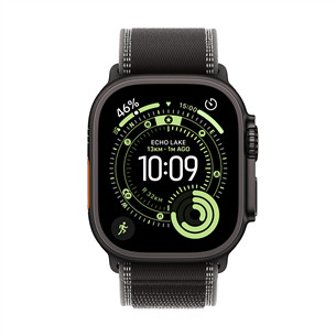 Apple Watch Ultra 3, 49 мм, Trail Loop, S/M, черный титан / черный - Смарт-часы