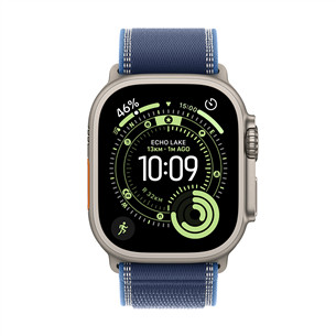 Apple Watch Ultra 3, 49 мм, Trail Loop, S/M, титан / синий - Смарт-часы