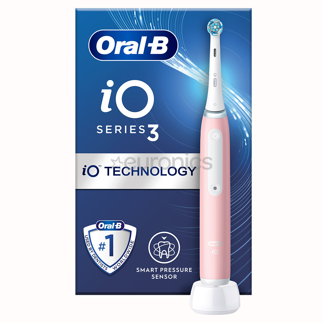 Braun Oral-B iO3, roosa - Elektriline hambahari