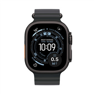 Apple Watch Ultra 3, 49 мм, Ocean Band, черный титан / черный - Смарт-часы