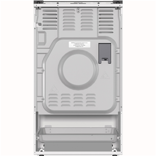 Gorenje, 70 L, laius 50 cm, valge - Gaasipliit elektriahjuga