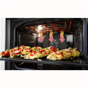 Gorenje, 70 L, laius 50 cm, valge - Gaasipliit elektriahjuga