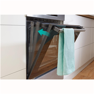 Gorenje, 70 L, laius 50 cm, valge - Gaasipliit elektriahjuga