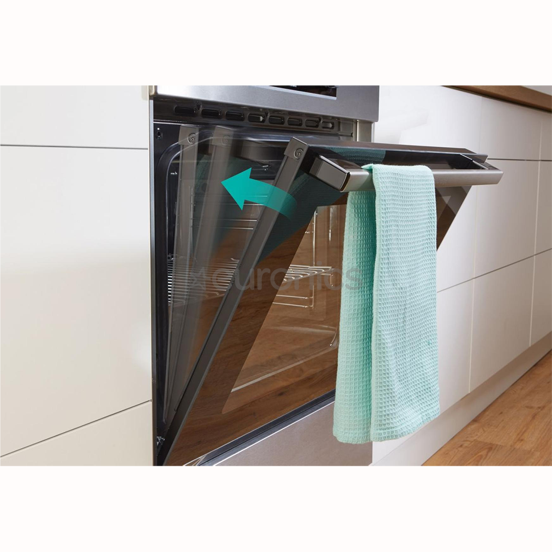 Gorenje, 70 L, laius 50 cm, valge - Gaasipliit elektriahjuga
