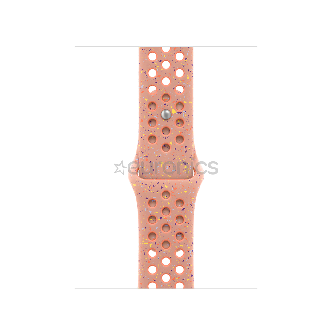 Apple Nike Sport Band, 46 mm, S/M, roosa - Kellarihm
