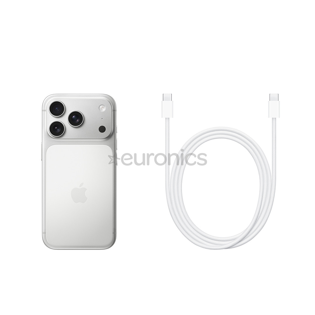 Apple iPhone 17 Pro, 1 ТБ, серебристый - Смартфон