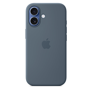 Apple Silicone Case with Magsafe, iPhone 17, синий - Чехол MGEW4ZM/A